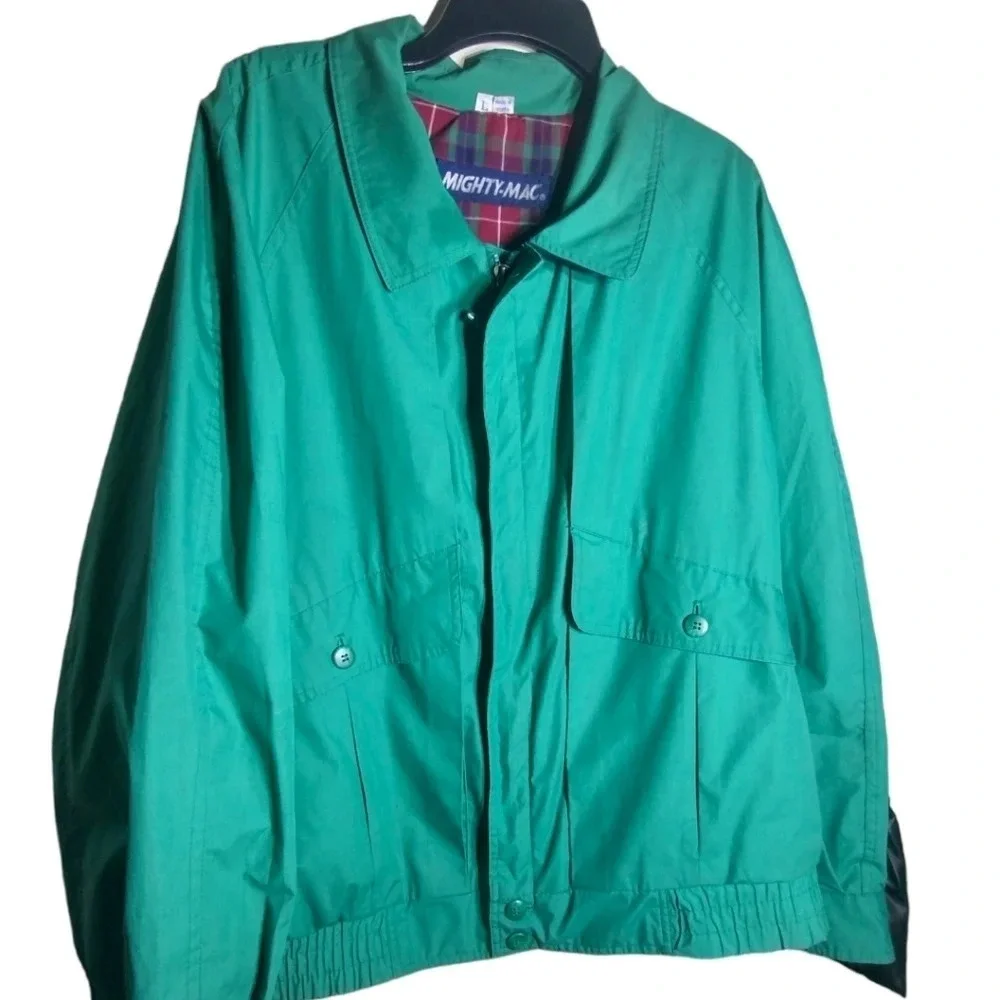VINTAGE Mighty Mac green jacket. Size Large k2​​​​​
